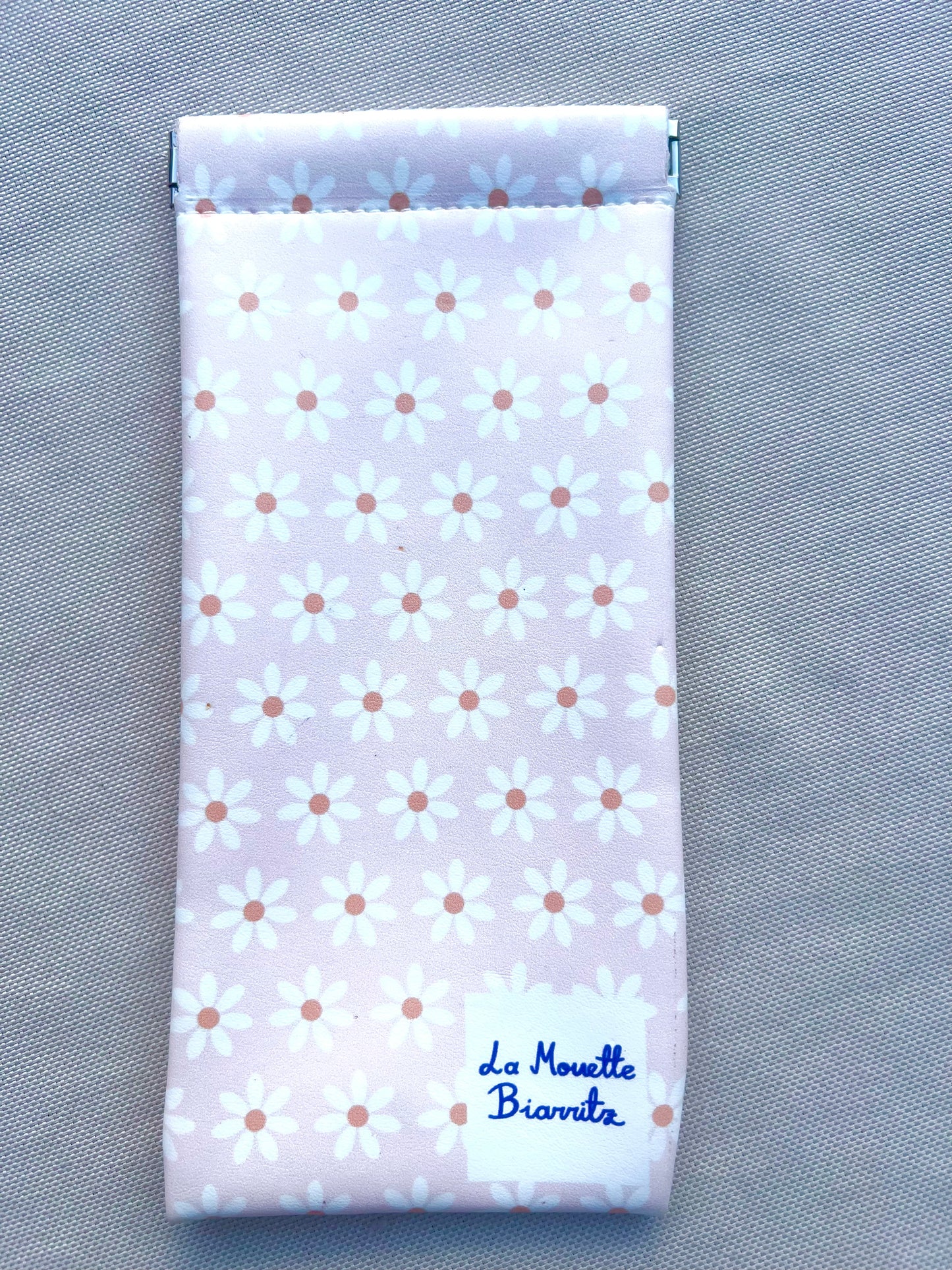 Étui lunettes fleuri