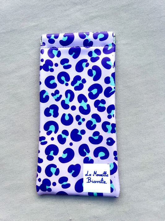 Étui lunettes léopard